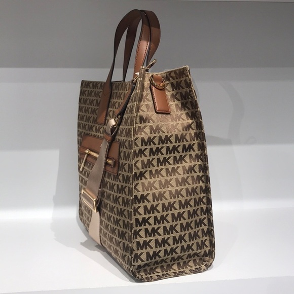 Michael Kors MK Jacquard Large Kenly tote bag - Picture 2 of 9